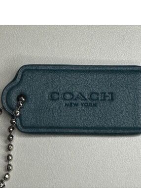 Coach Leather hangtag Nwot